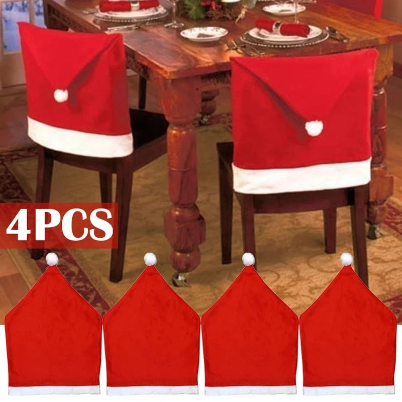 Christmas party supplies chair covers set