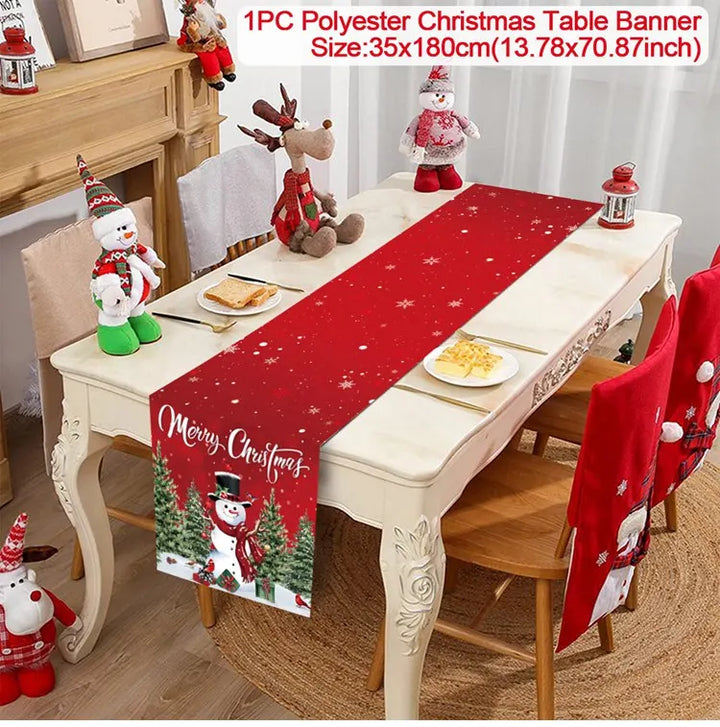 Christmas table runner for festive events