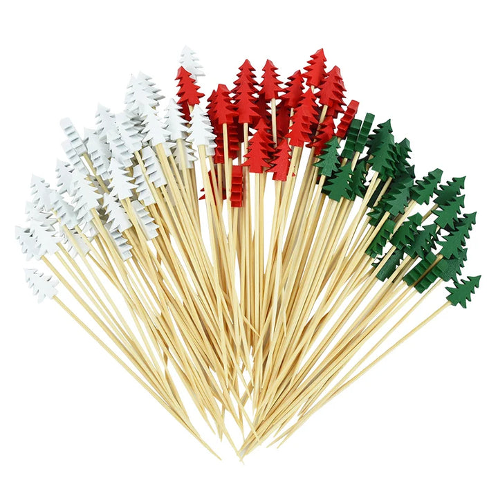 Christmas toothpicks for New Year parties