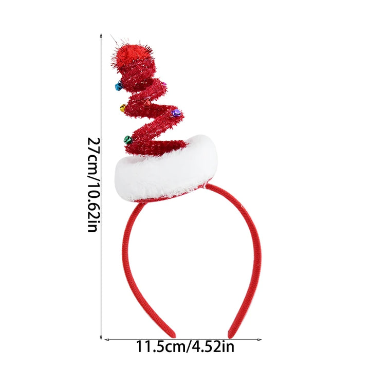 Christmas tree headband for festive outfits