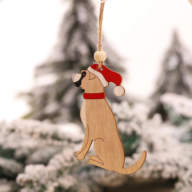 Christmas wooden Animal decorations