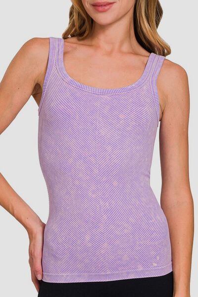 Classic Zenana Scoop Neck Tank
