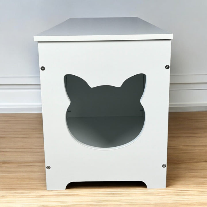 Clean top entry litter furniture