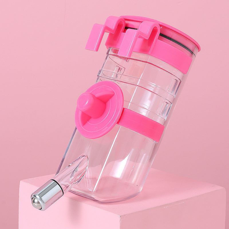 Clear blender with pink accents 