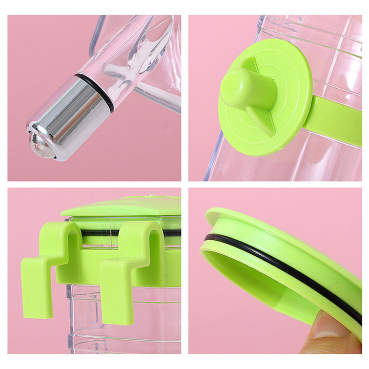 Collage of a green kitchen tool with different parts