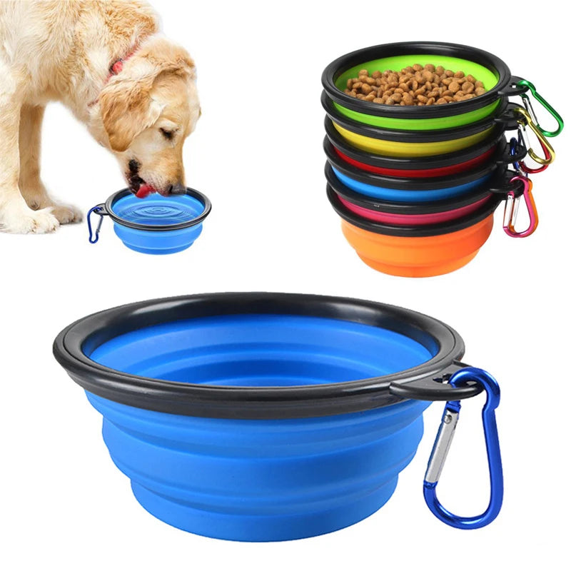 Collapsible Cat Travel Bowl