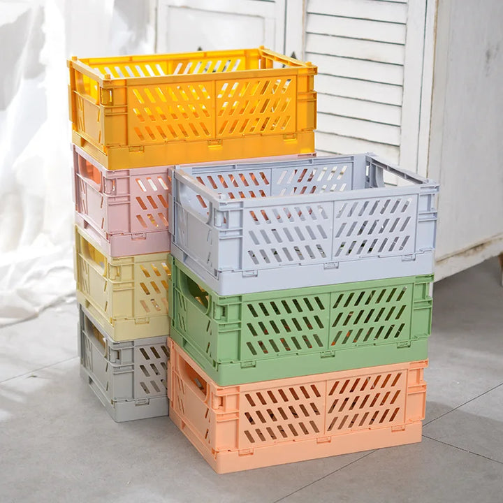 Collapsible Crate Plastic Folding Storage Box