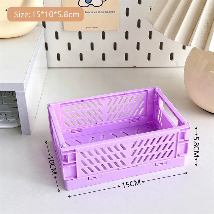 Collapsible Crate for Office Supplies