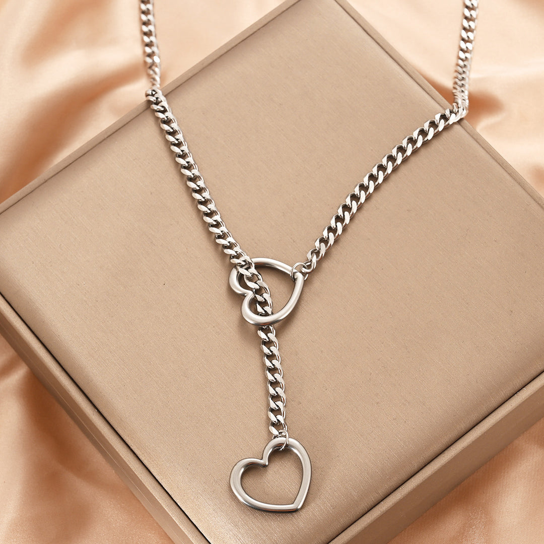 Collar Heart Necklace Men