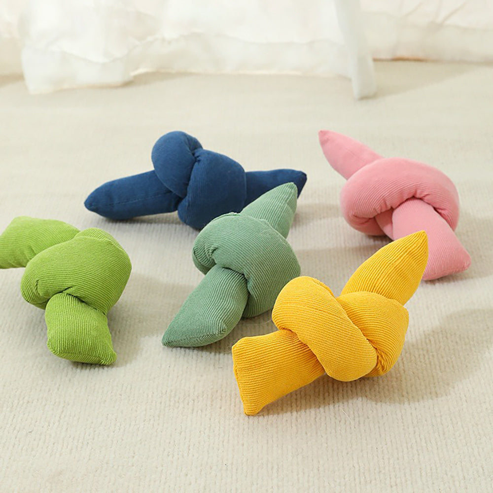 Colorful knotted toys