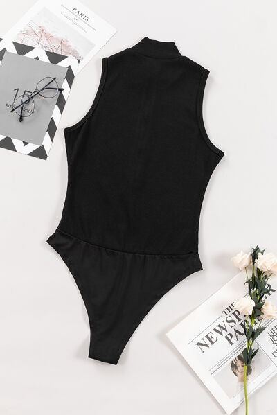 Comfortable Mock Neck Bodysuit