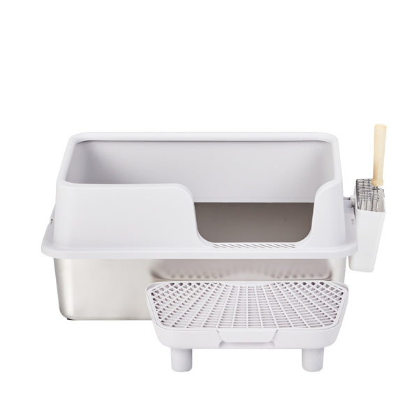 Compact 61x40x33CM litter box for cats with cleaning scoop