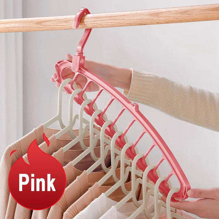 Compact Multi-Port Closet Organizer Rack