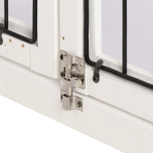 Compact dog crate side table