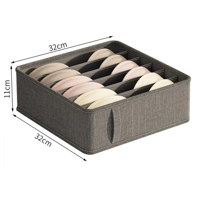 Compact organizer for bras