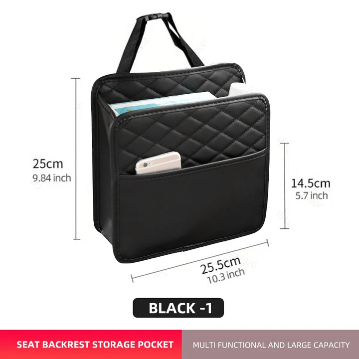 Compact storage bag for car seats