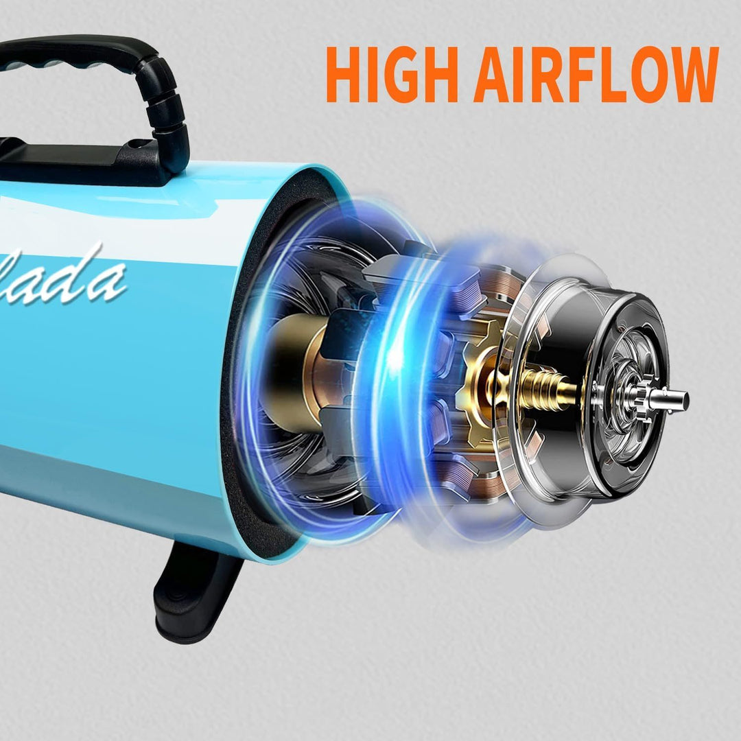 Corded electric pet grooming dryer