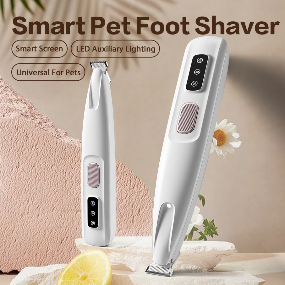 Cordless waterproof pet grooming trimmer