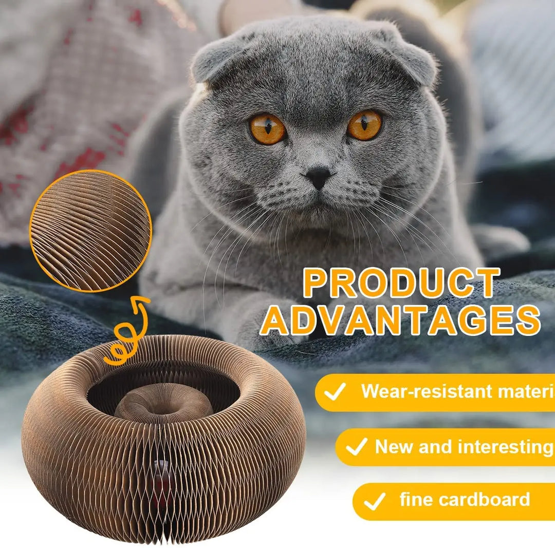 Corrugated Cardboard Cat Scratcher
