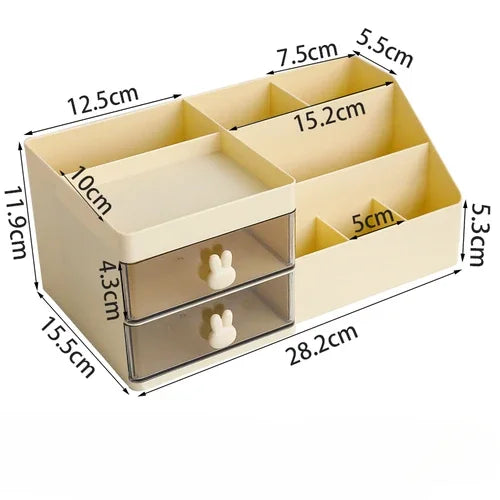 Cosmetics and Stationery Drawer Organizer