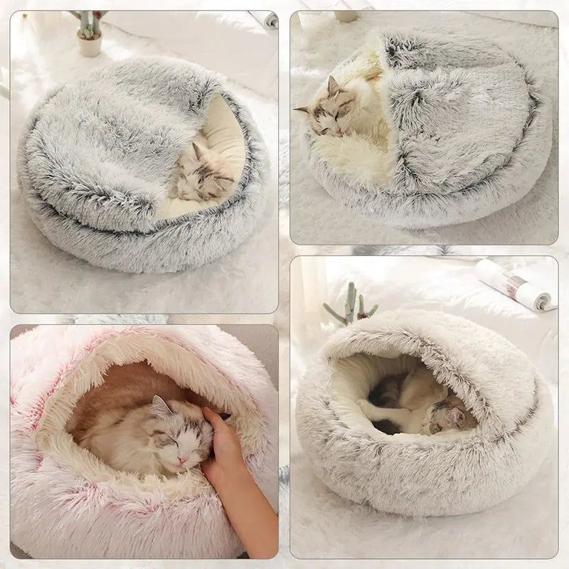 Covered Cat Bed for Small Pets