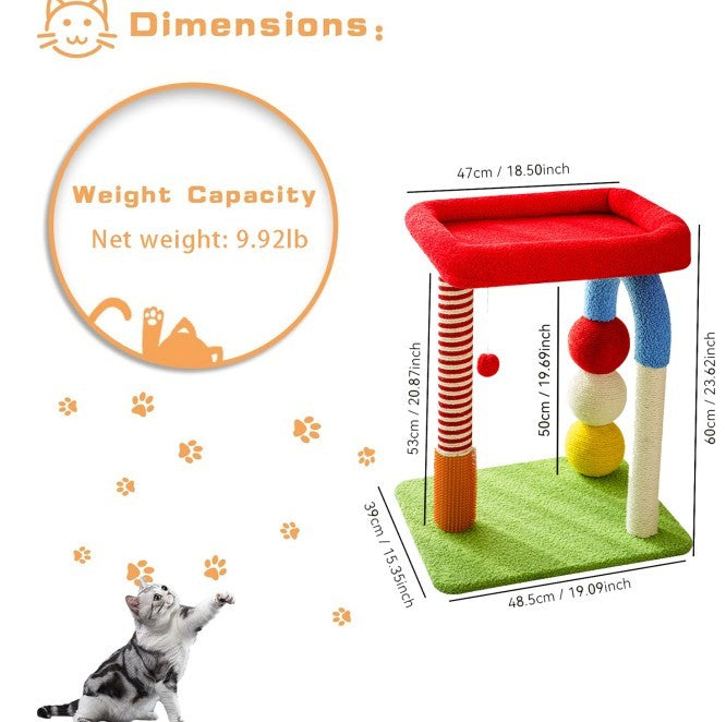 Cozy Cat Bed On Cat Tree