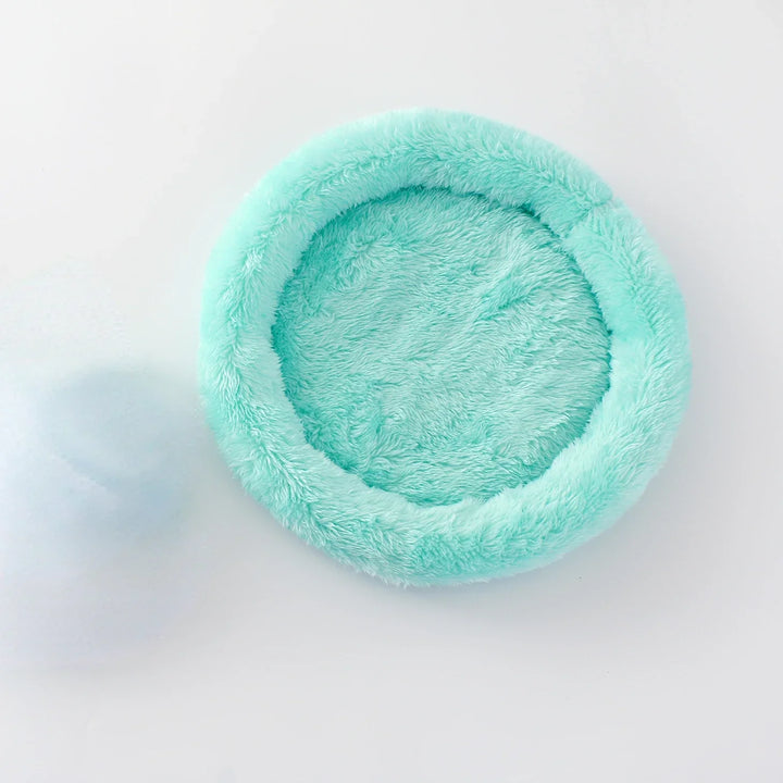 Cozy Cotton Nest for Hamsters and Hedgehogs in sky blue color 
