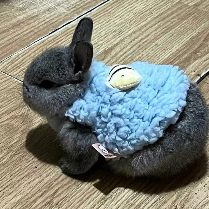 Cozy Winter Sweater for Small Animals in blue color 
