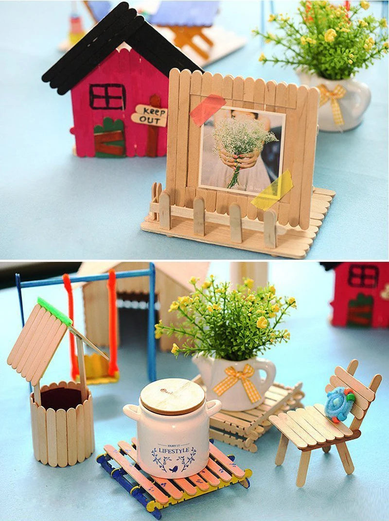  Craft with Popsicle Sticks