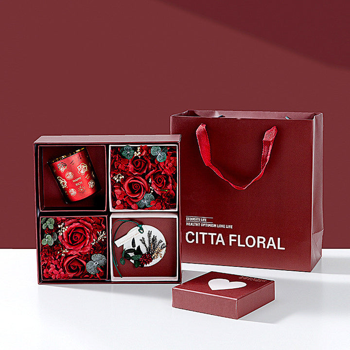 Creative Valentine Scented Candles Red