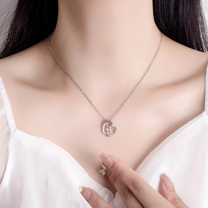 Creative love necklace women gift