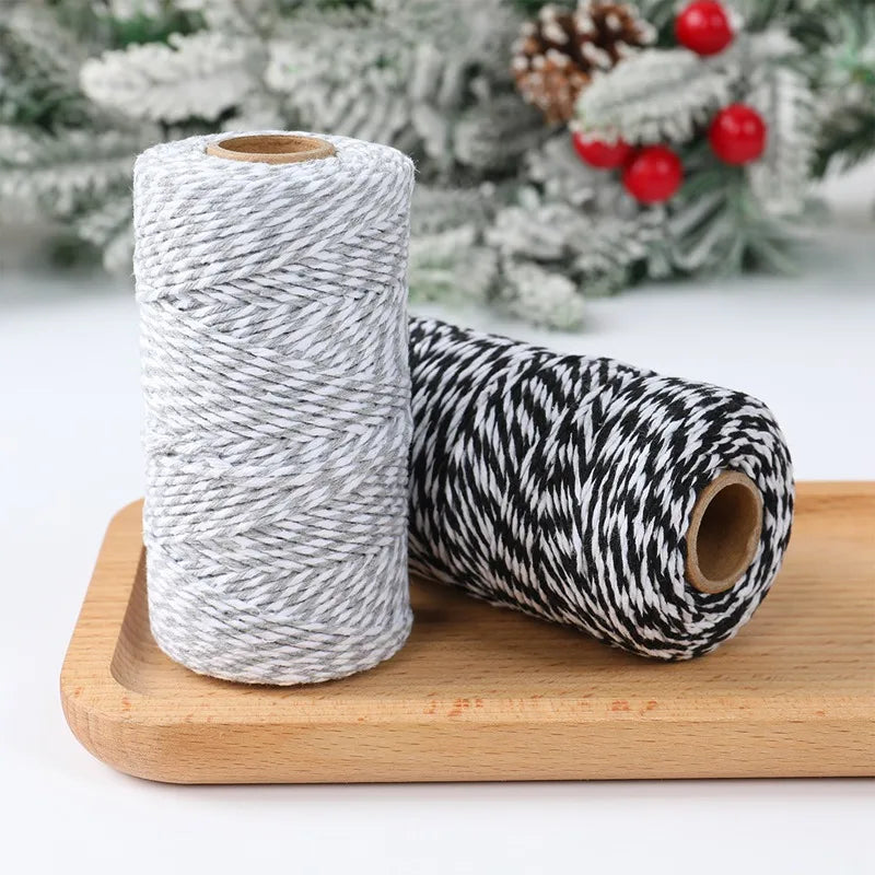 Creative packaging with Christmas wrapping rope