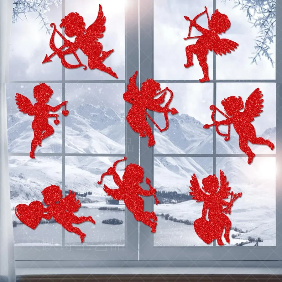 Cupid Valentine’s Day window sticker