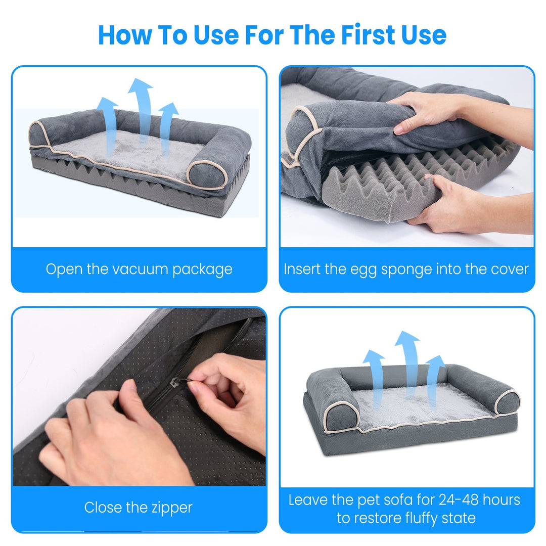 Cushion carpet bed for pets