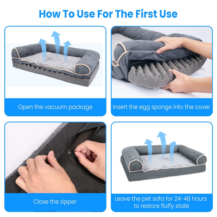 Cushion carpet bed for pets