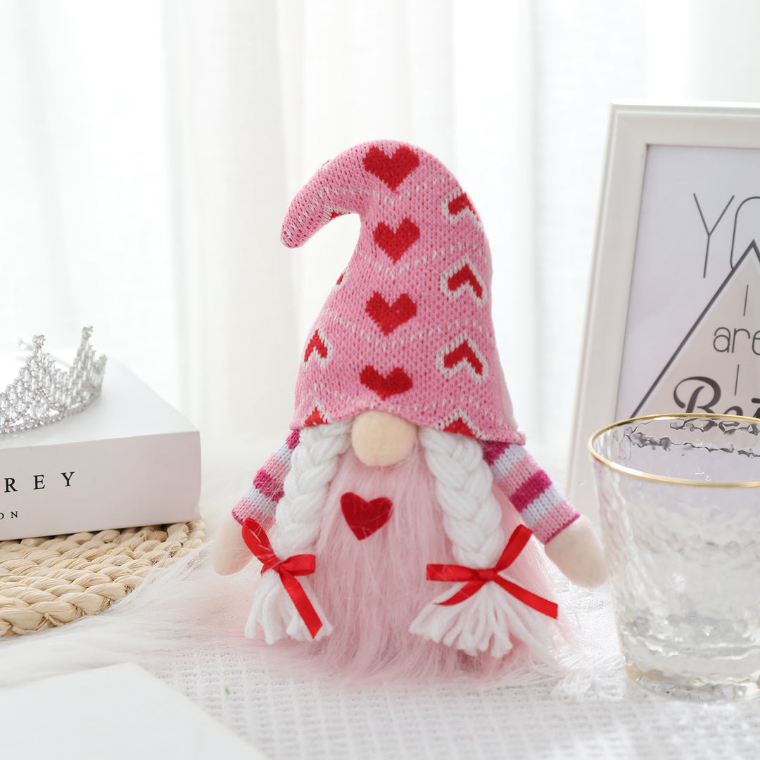 Cute Knitted Love Doll