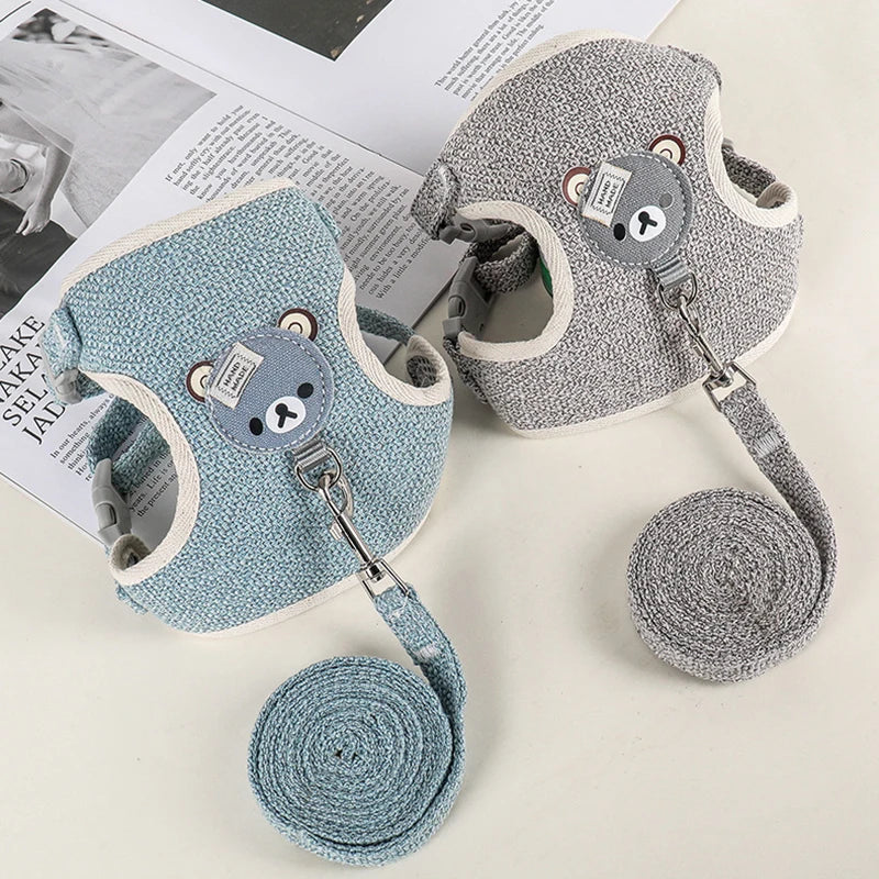 Cute Rabbit Walking Leash Set