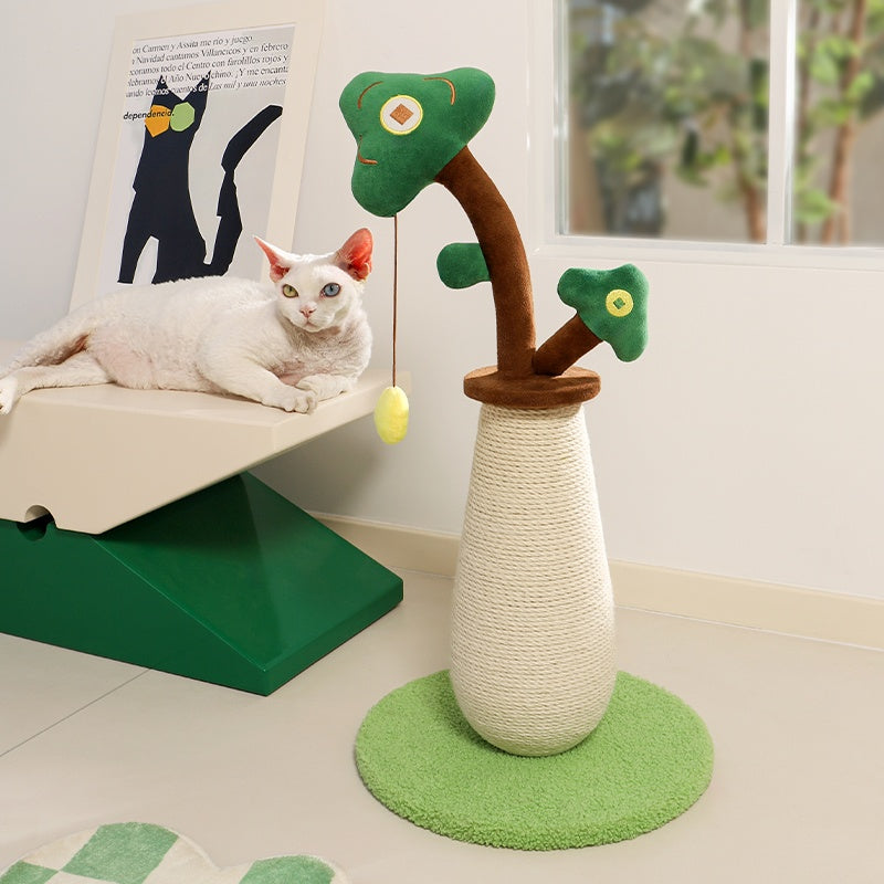 Cute and durable cat scratching pole