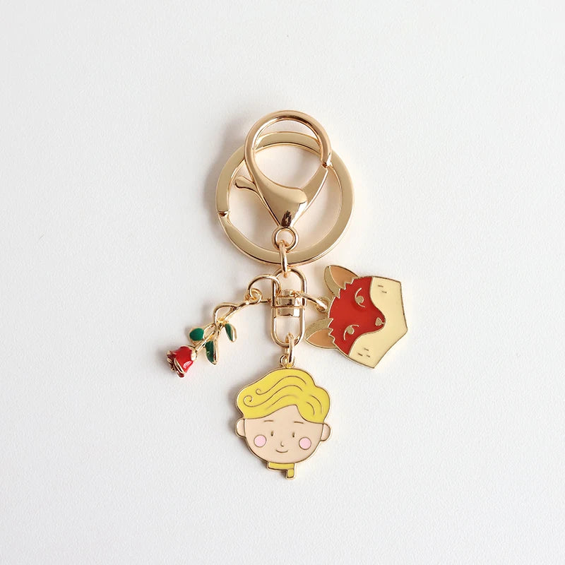 Cute couple gift keychain