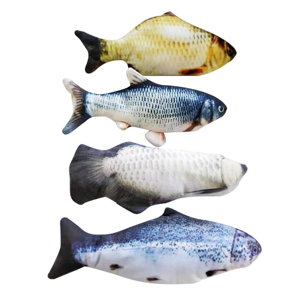 Cute fish toy for playful cats