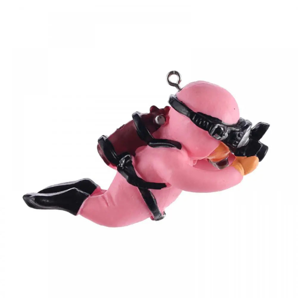 Cute luminous frogman for fish tank