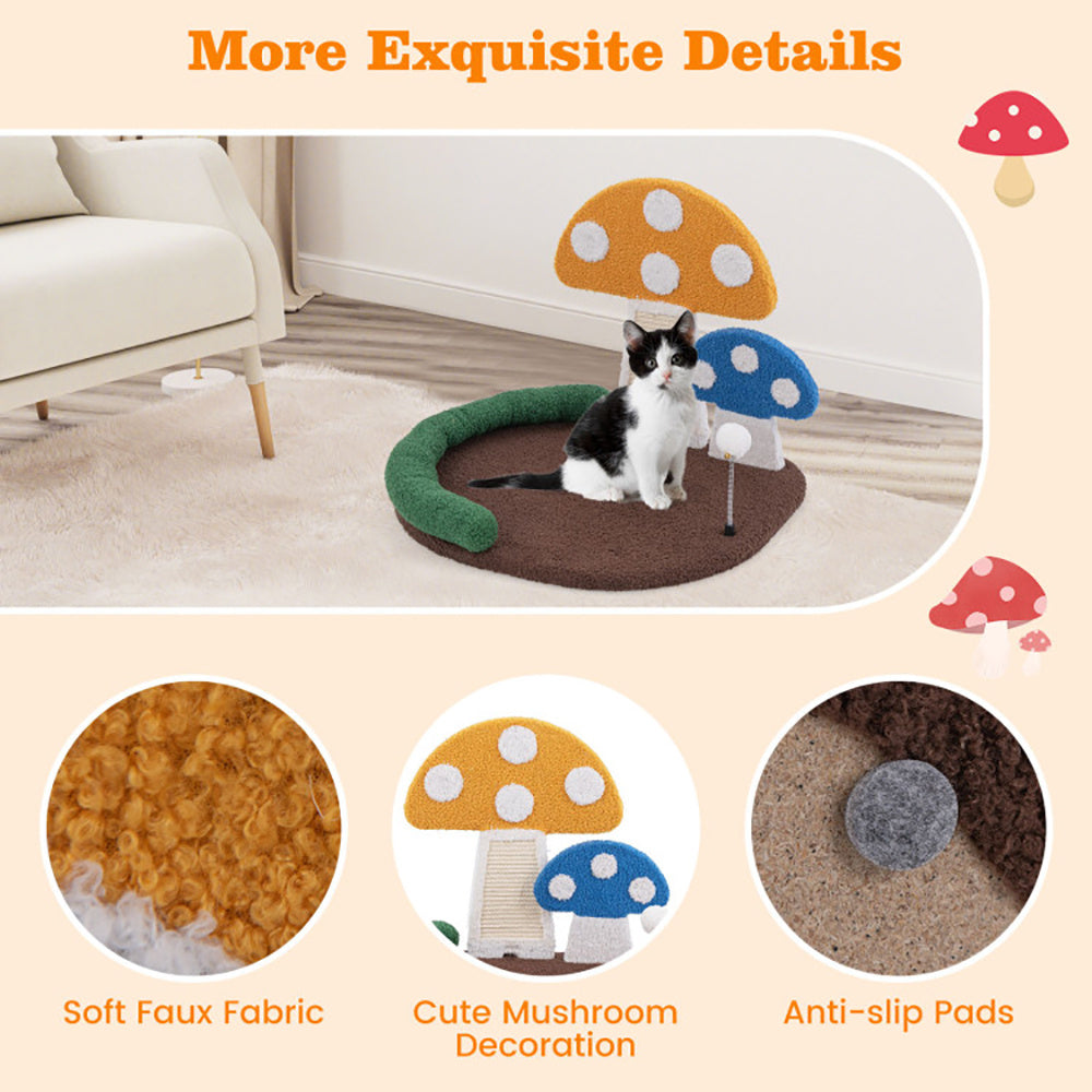 Cute mushroom pet bed