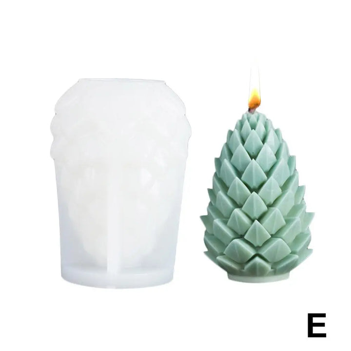 DIY 3D Candle Mold for Christmas Tree and Snowflake Candle