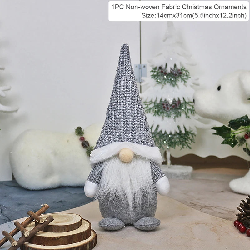 DIY gnome faceless doll for Christmas