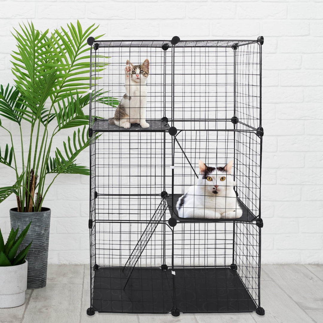 DIY indoor cat cage playpen