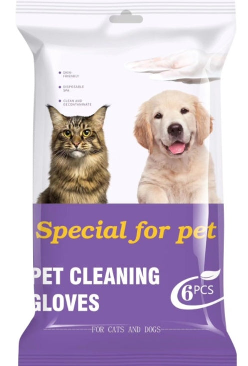 Daily care grooming wipes for pets