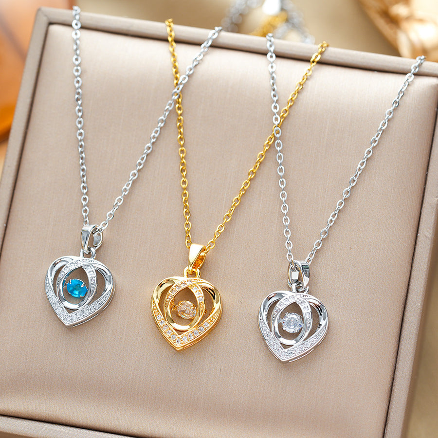 Dancing love necklace women fashion