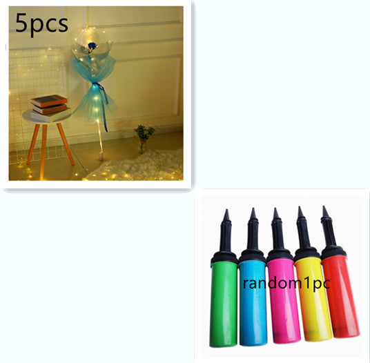 Decorative Rose LED Balloon