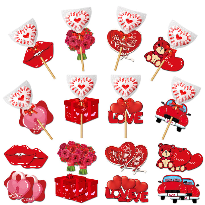 Decorative Valentine’s love card holder