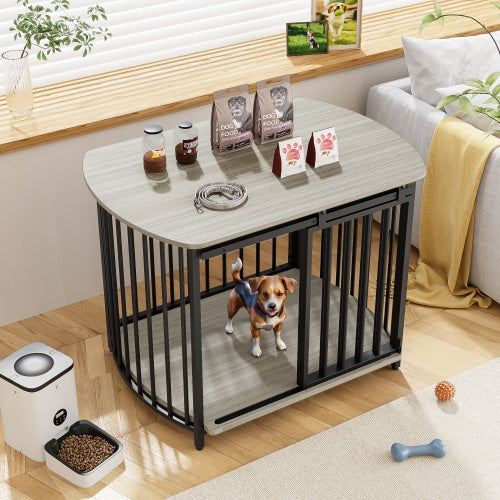 Decorative dog crate furniture by KLD The Shop